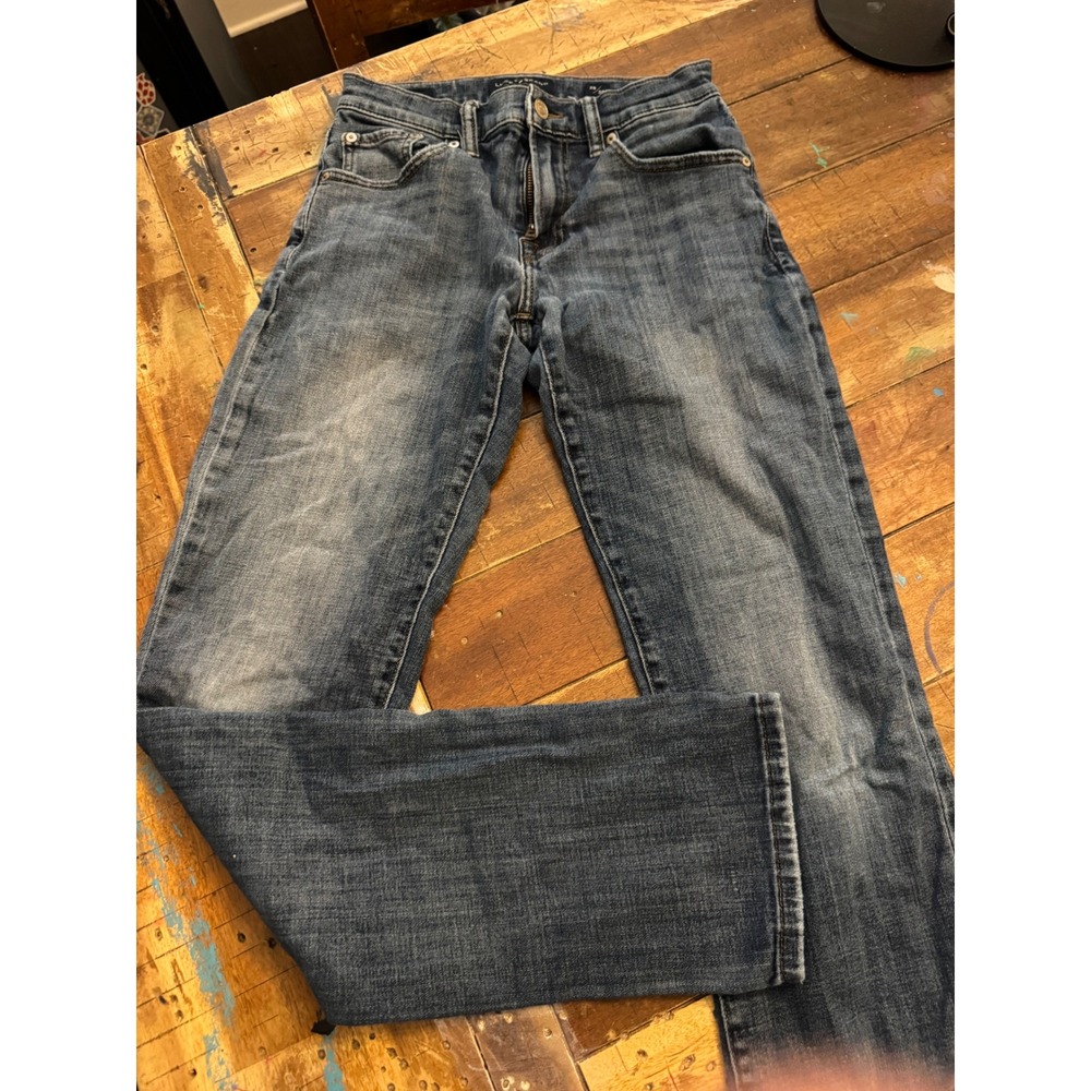 Lucky Brand 221 Straight Leg Jeans Mens 28x34 Medium Wash Blue Denim